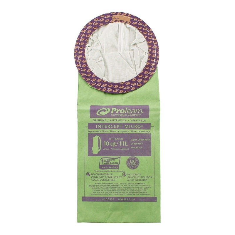 ProTeam Pro-team - Pack of 10 Fits (Coachvac, Super Coachvac, Megavac) - 100331 - Image 3